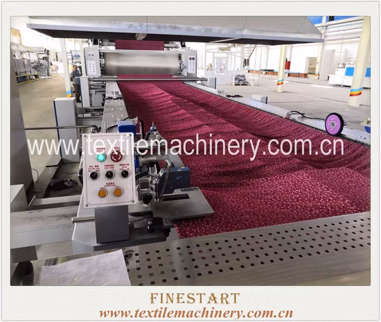 Máquina compactadora de ancho abierto a vapor de fábrica de máquina de acabado textil Finestart